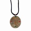 Talisman din metal nobil cu Kalachakra chakra